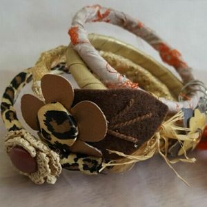 Unique handmade bracelets set